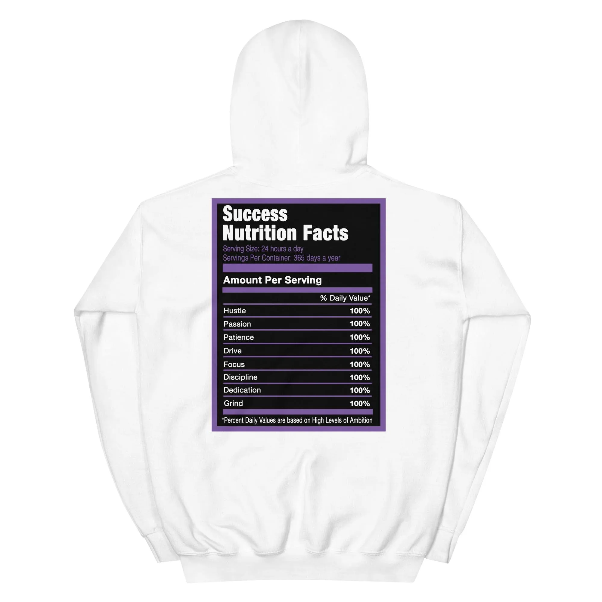 1 High FlyEase Black Bright Violet Hoodie Success Nutrition