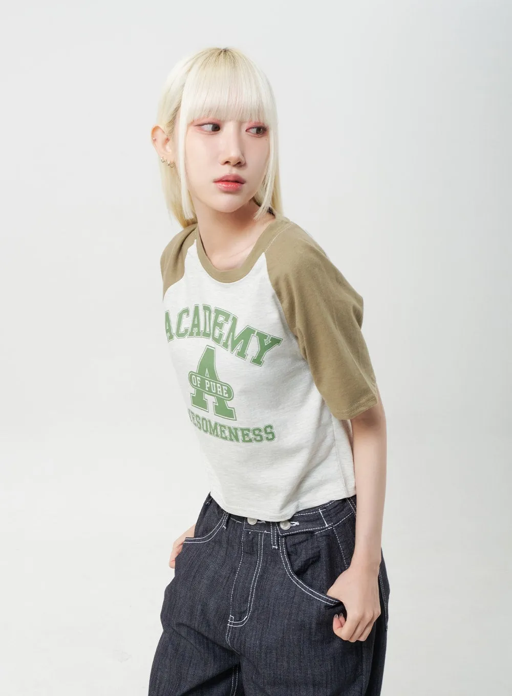 Academy Cropped Tee BY330