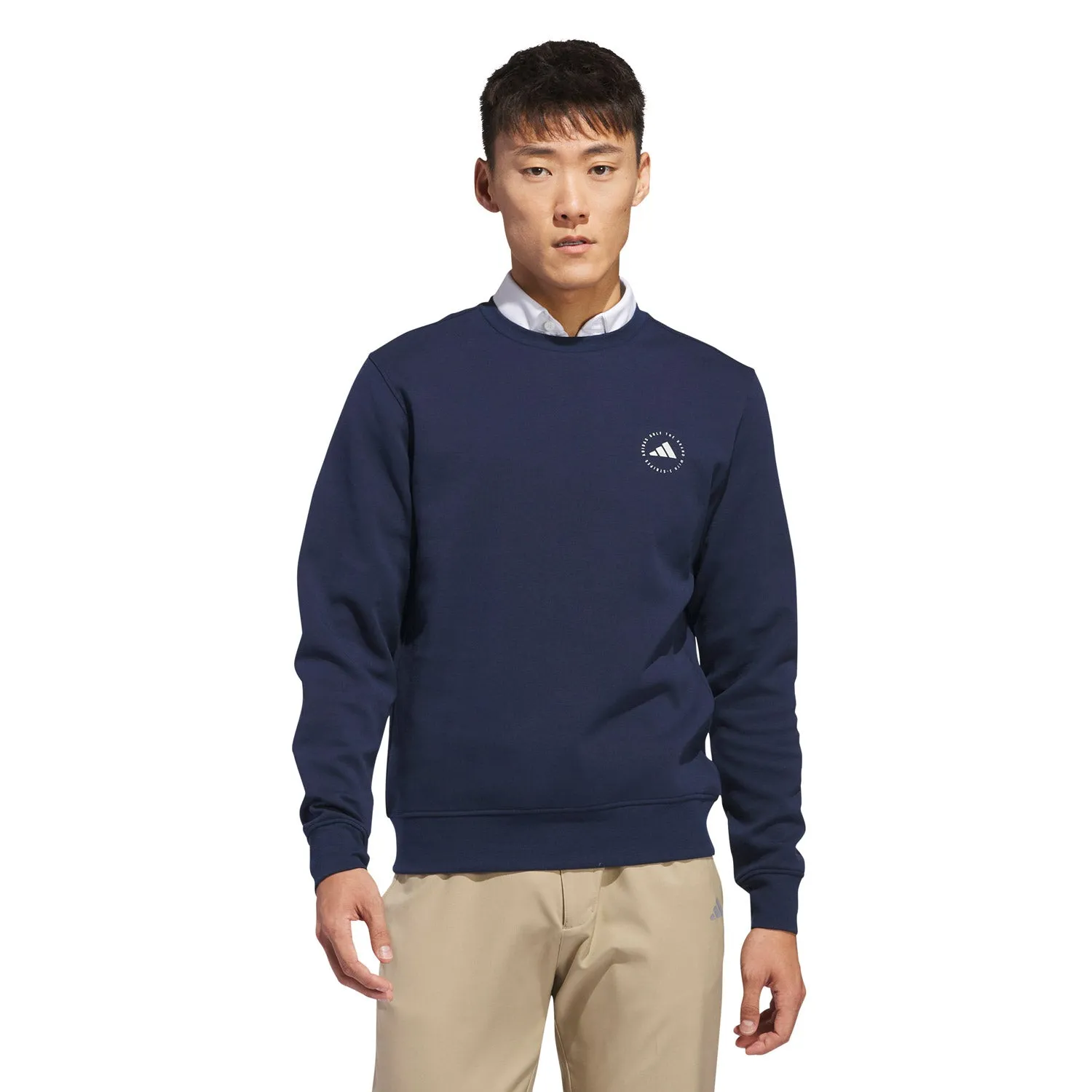 adidas Golf Core Crew Neck Sweatshirt - Collegiate Navy