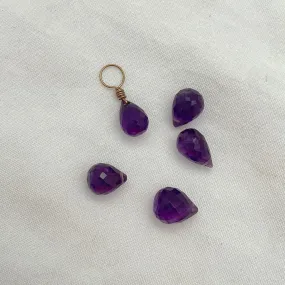 Amethyst Teardrop Briolette (Large)