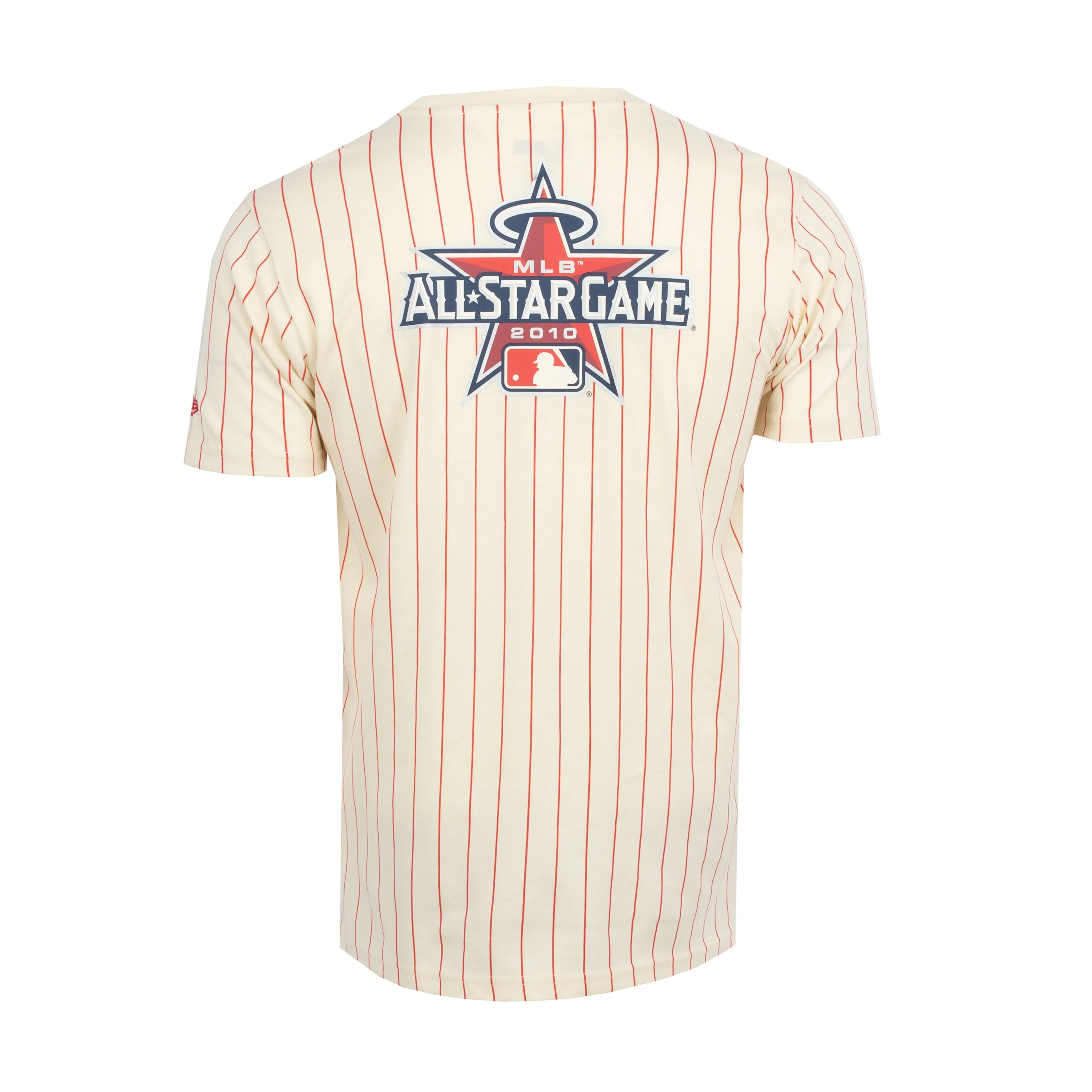 Angels Pinstripe Mesh Back Tee - Mens