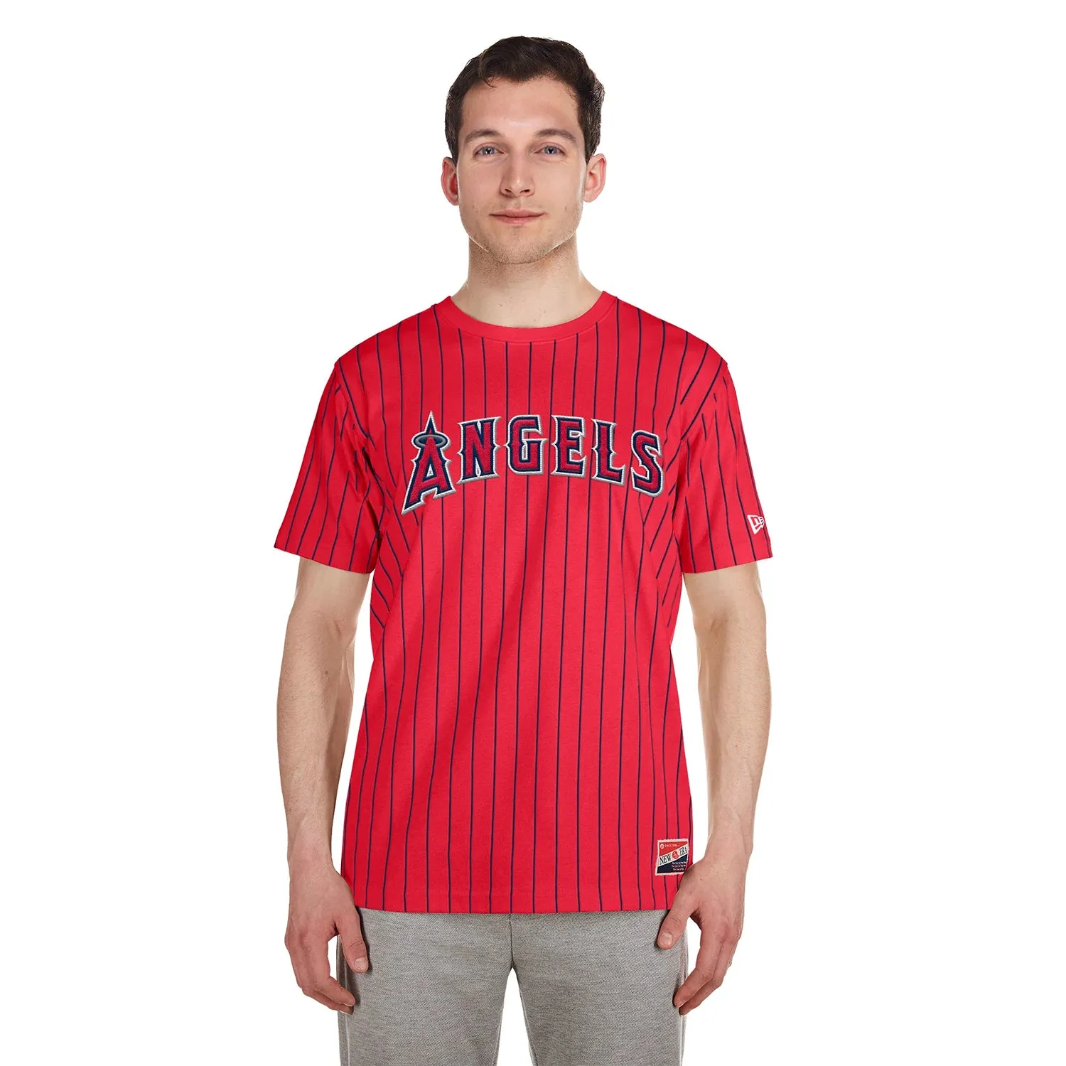 Angels Pinstripe Tee - Mens