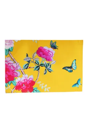 ANNA CHANDLER CANVAS PLACEMAT SAFFRON BIRDS