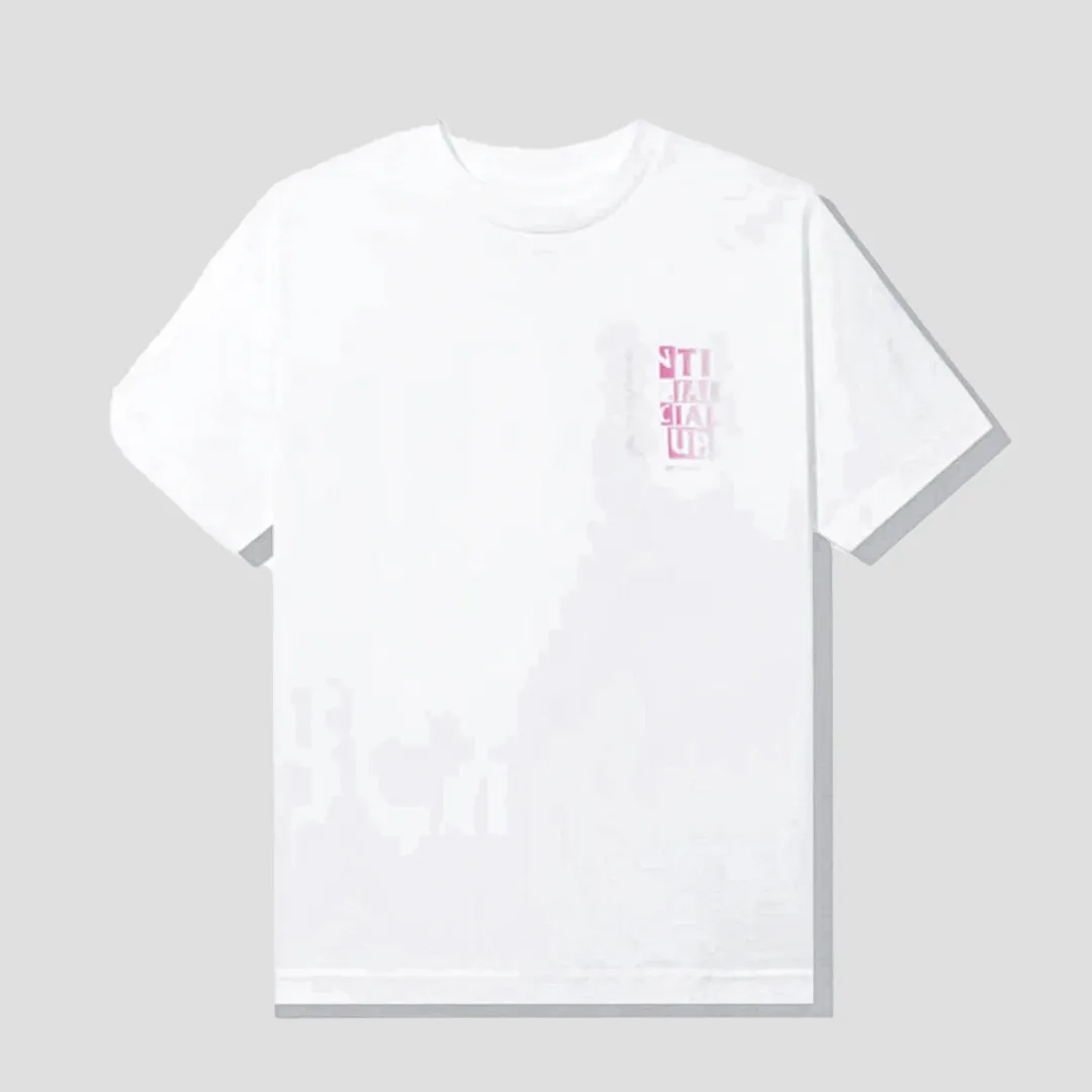 ANTI SOCIAL TEE MUTED WHITE