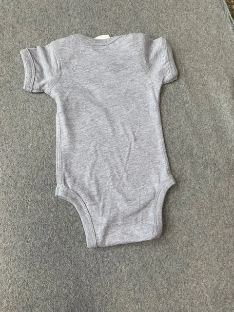 Baby Onesie Gray with Coug