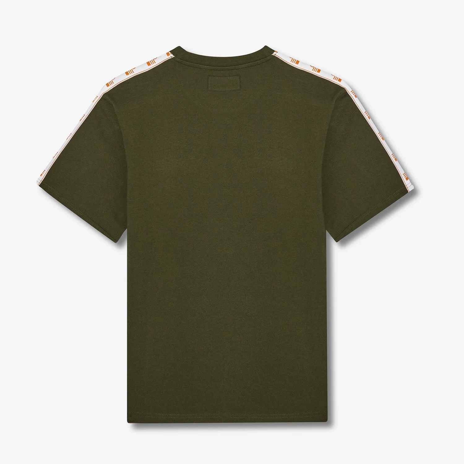 Bardon Repeat Tape T-Shirt - Dark Green