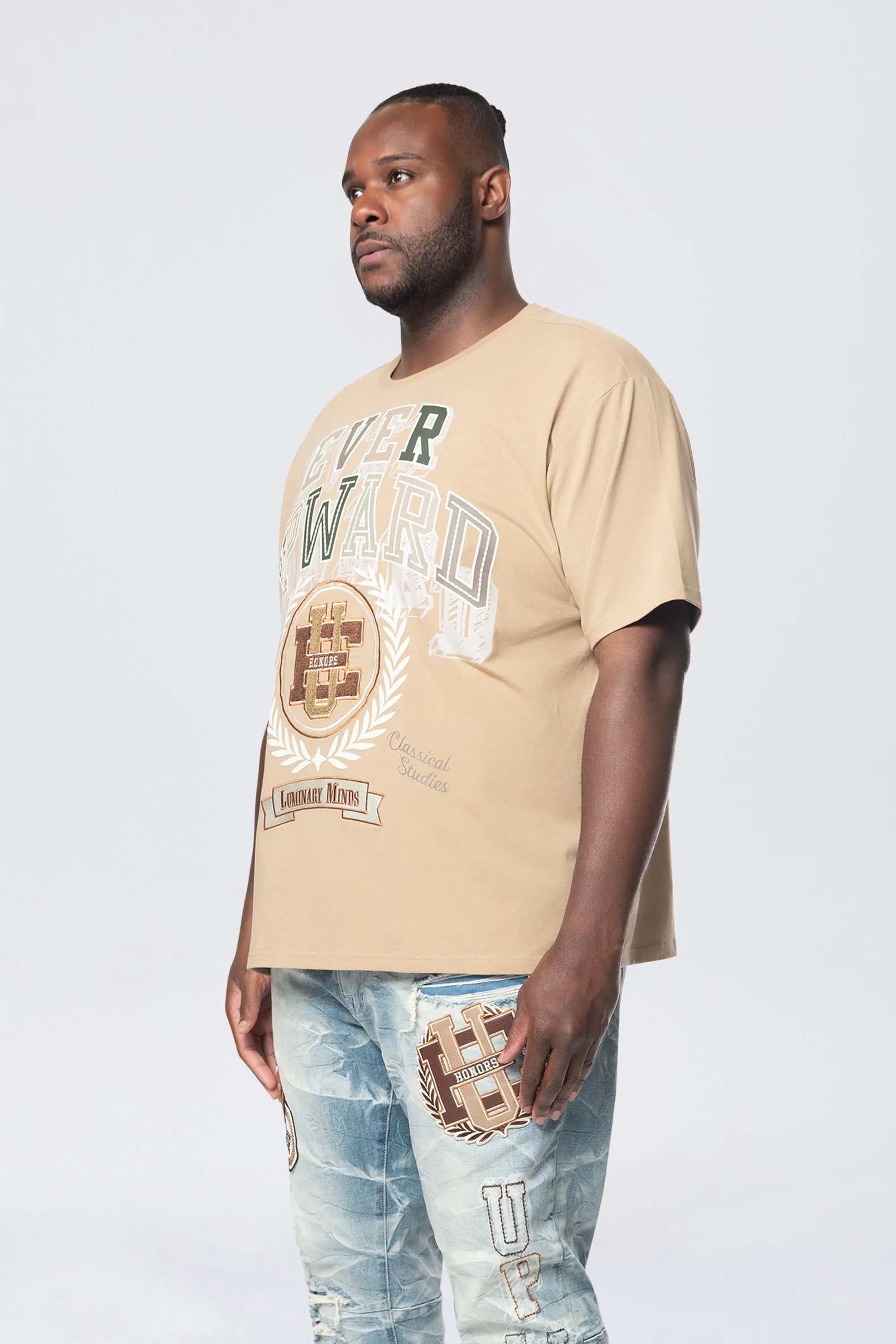 Big and Tall - Varsity SS Tee - Dune