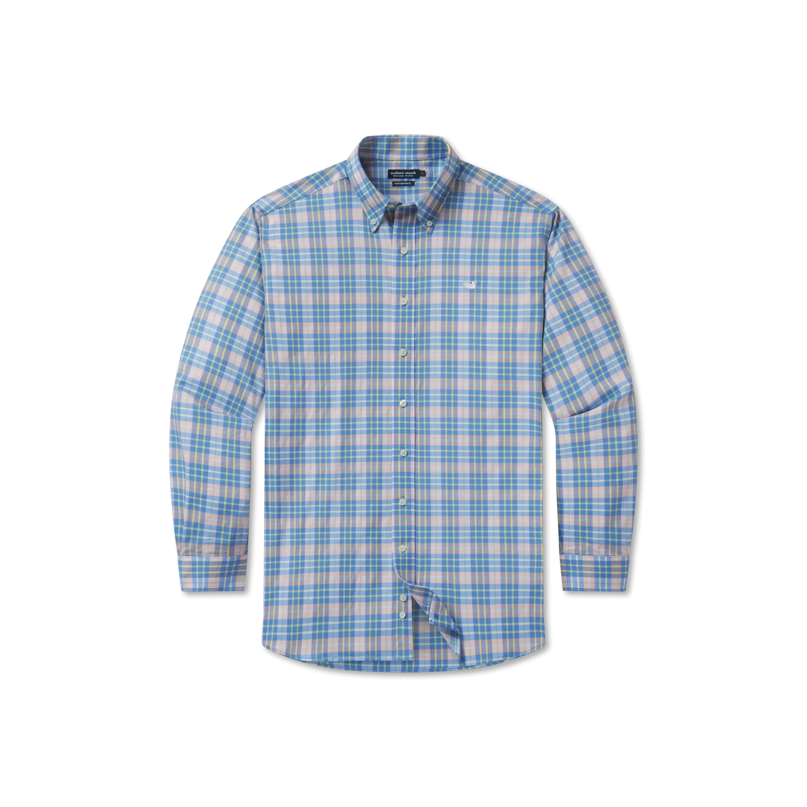 Bluefish Performance Plaid Dress Shirt