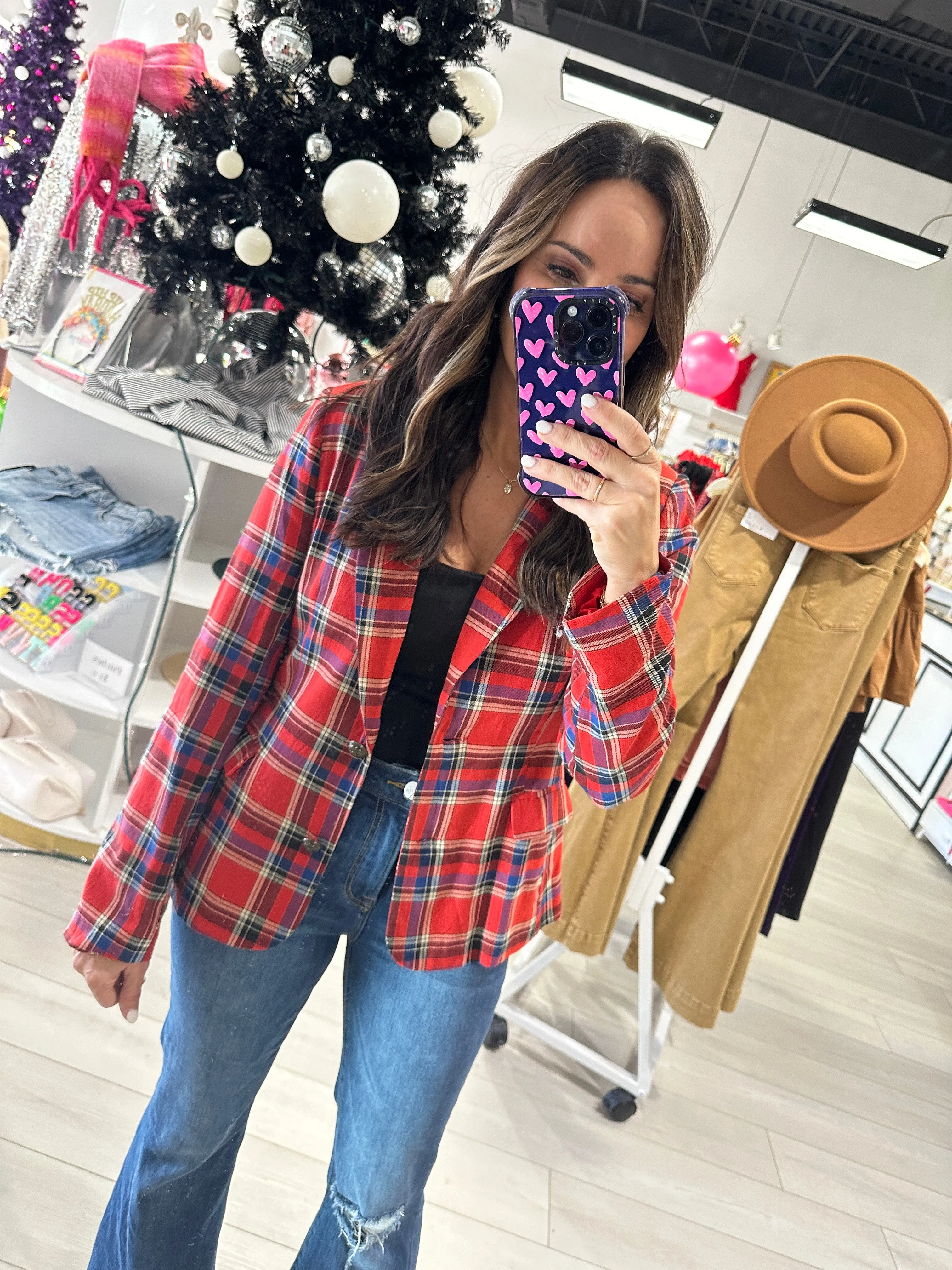 Calera Plaid Blazer