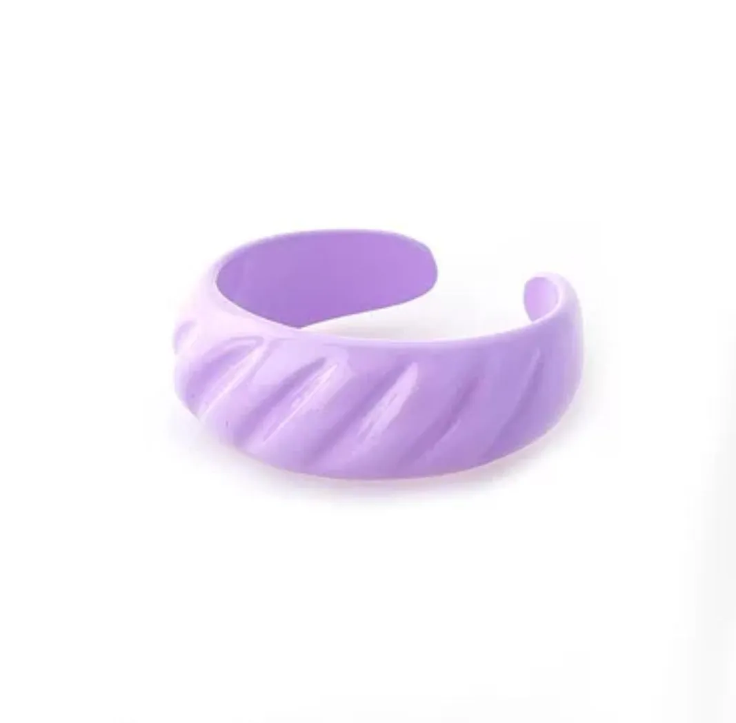 Colored Croissant Ring