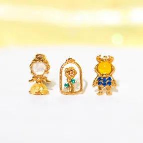 Disney Princess Beauty and the Beast Earring Set