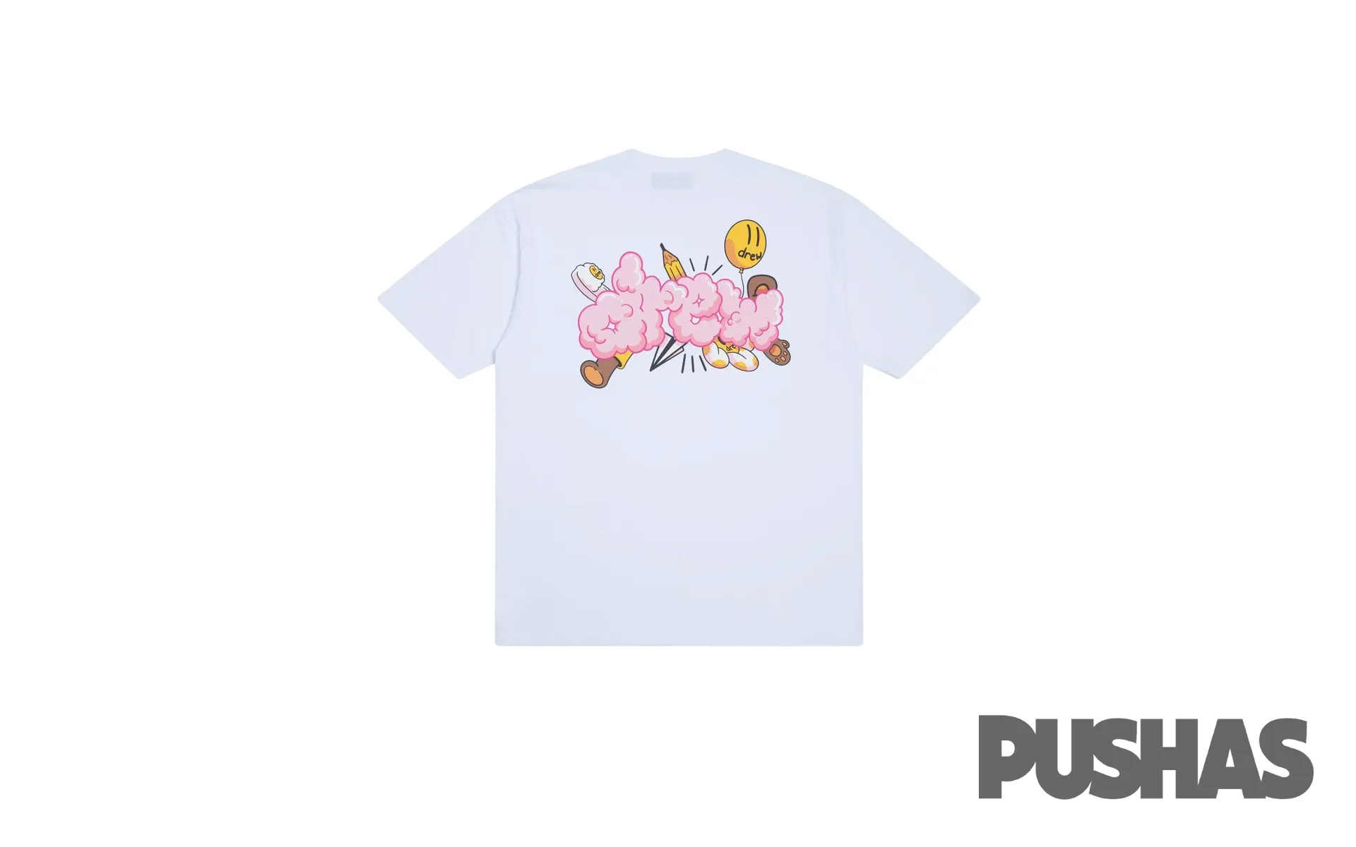 Drew House Doodle Joy SS Tee 'White' (2022)