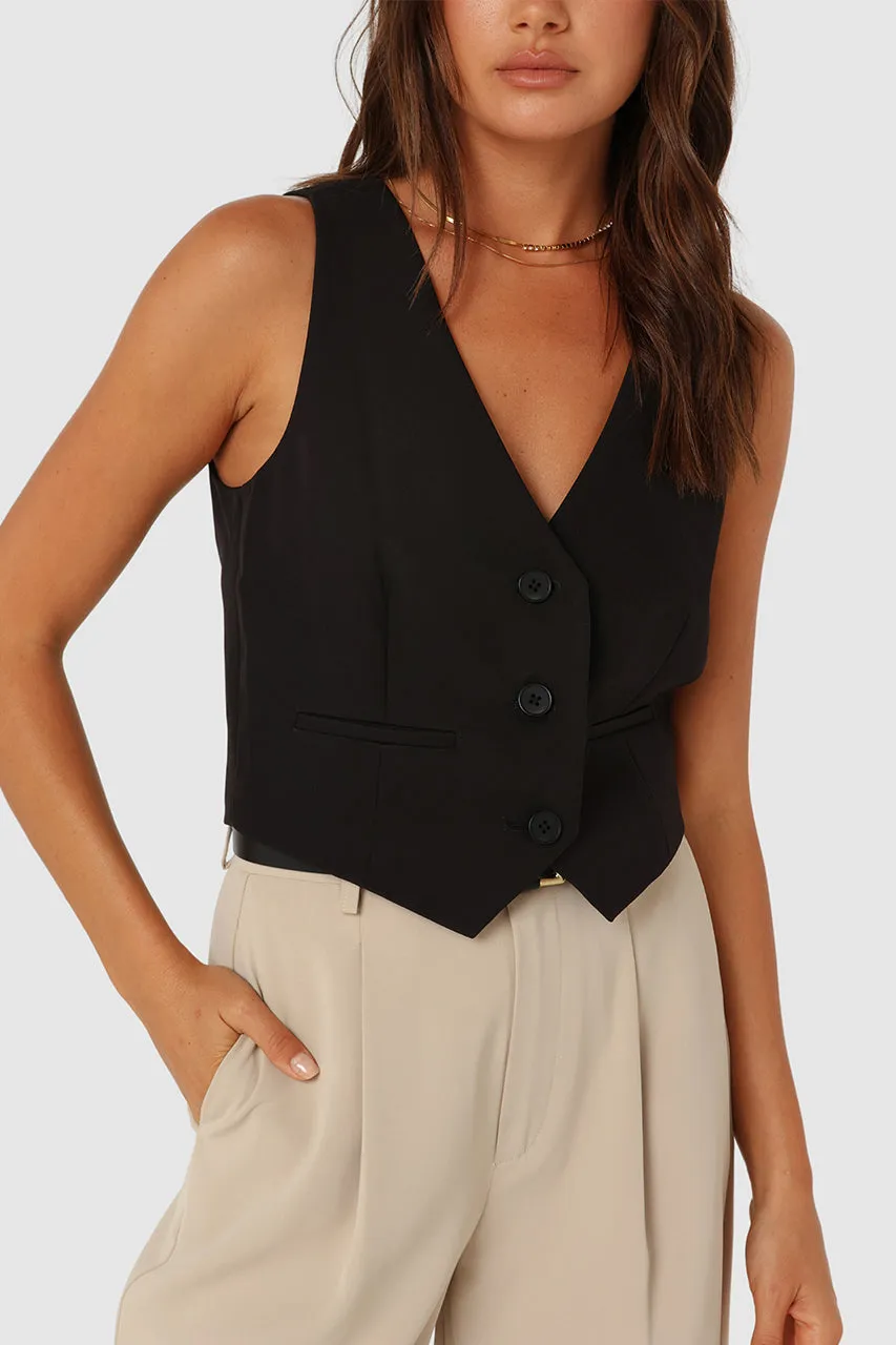 Freya Vest | Black