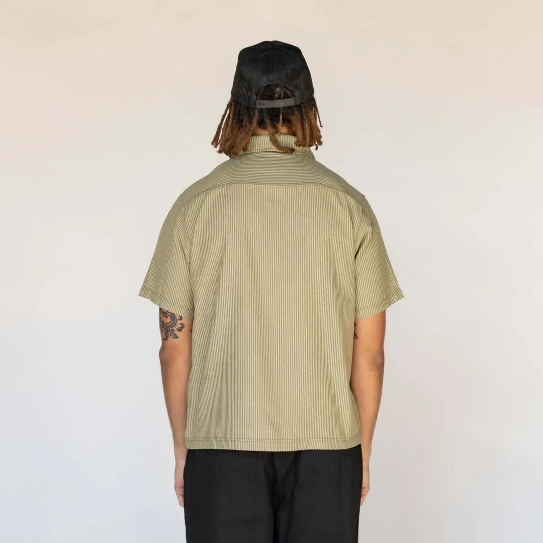 Garage Oxford Shirt W/ Embroidered Patch - Cedar