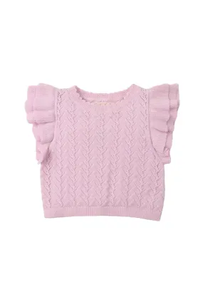 Gingersnaps Pointelle Knitted Blouse