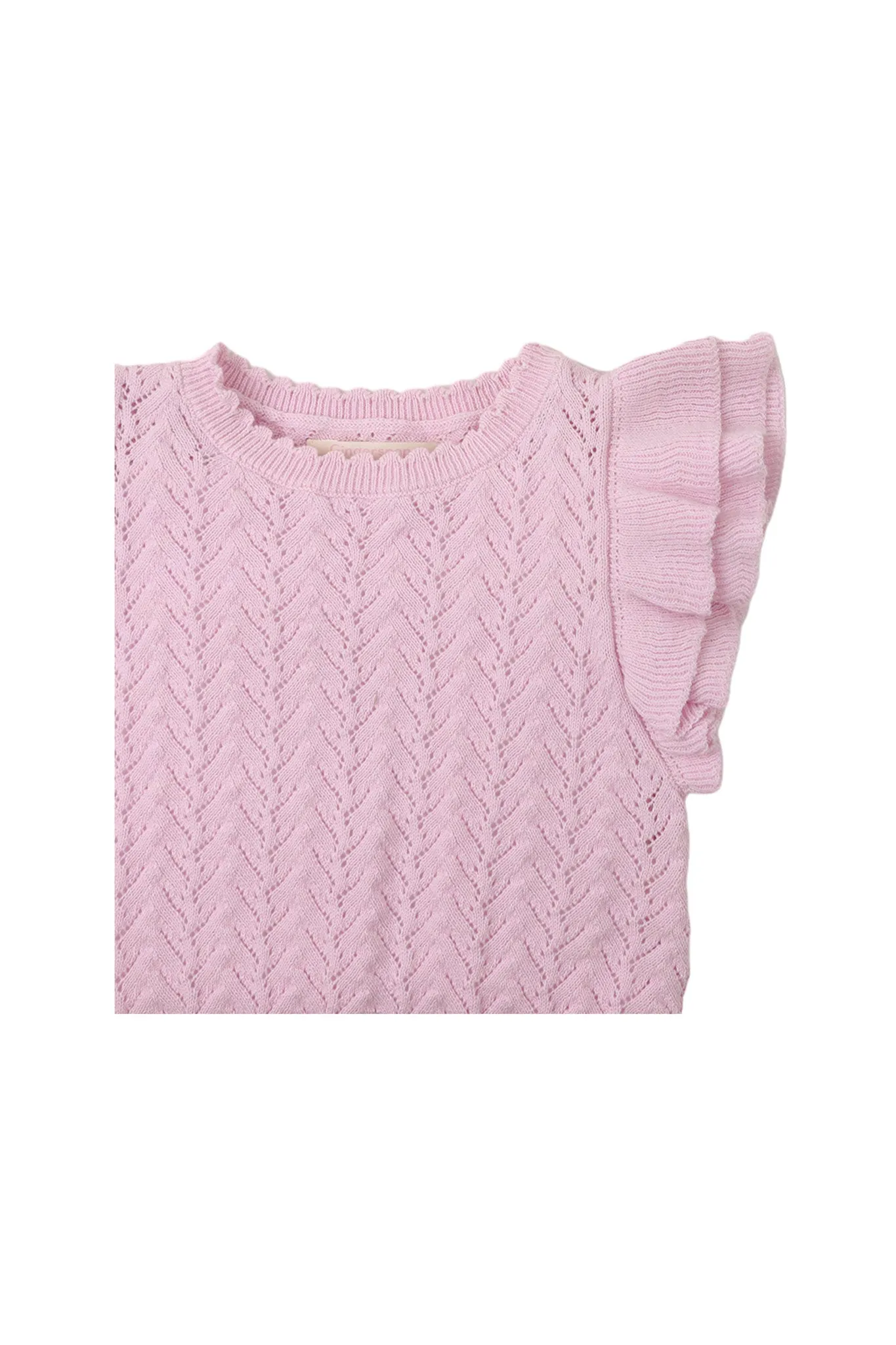 Gingersnaps Pointelle Knitted Blouse