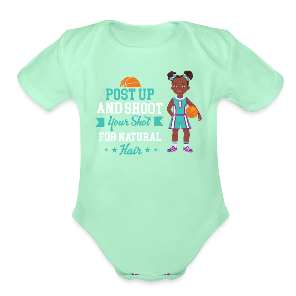 Girls' Basketball Organic Onesie