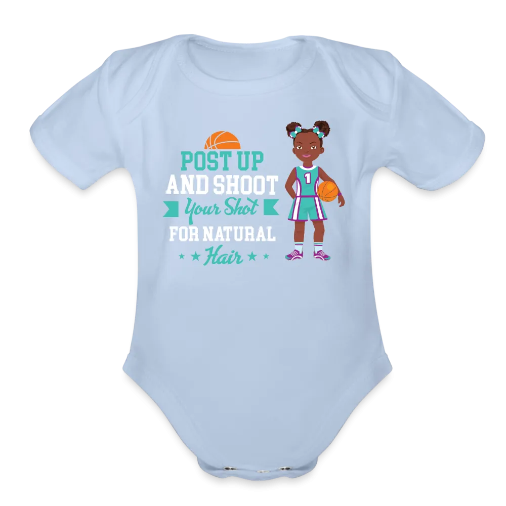 Girls' Basketball Organic Onesie