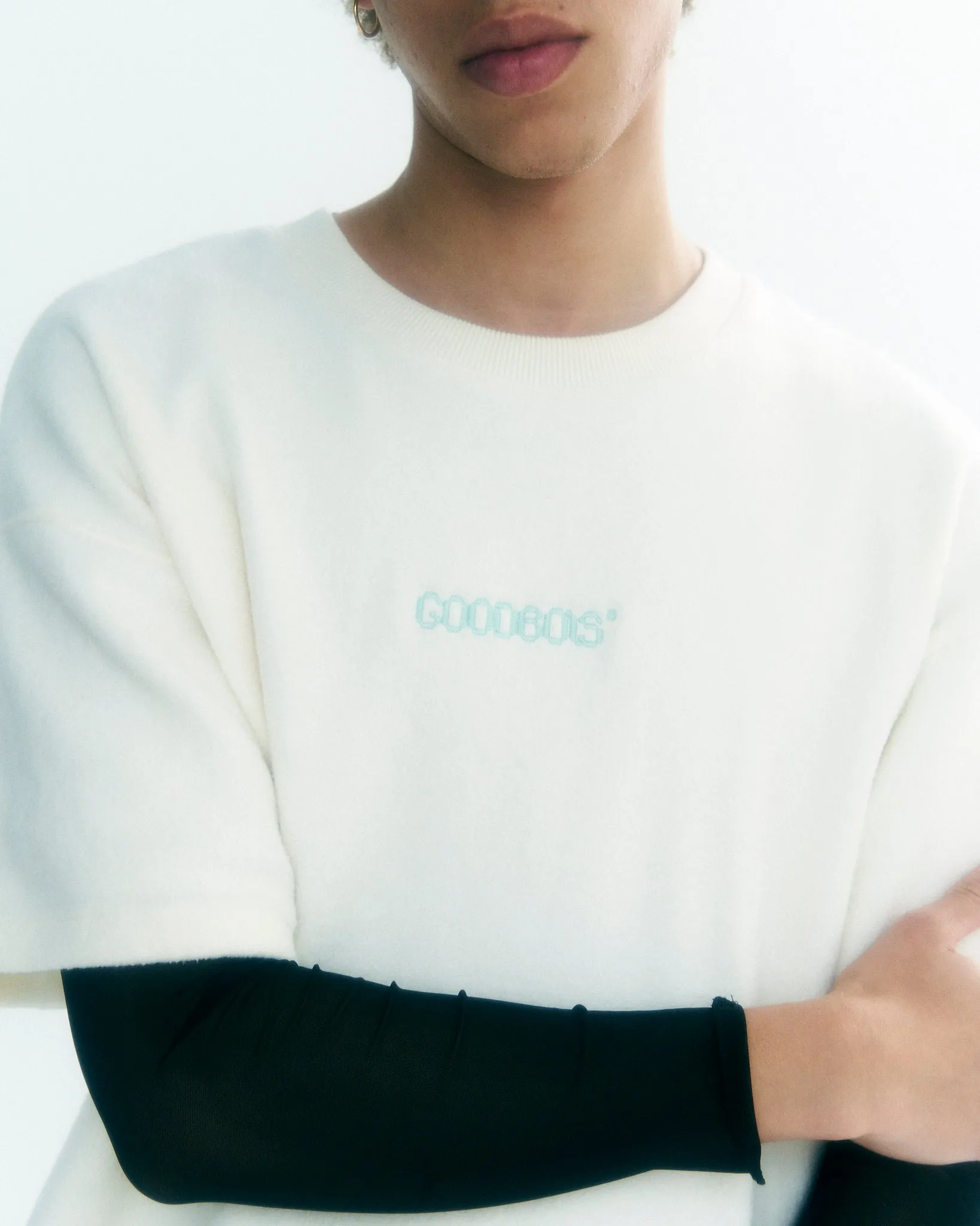 Goodbois Solar Fleece T-Shirt Offwhite