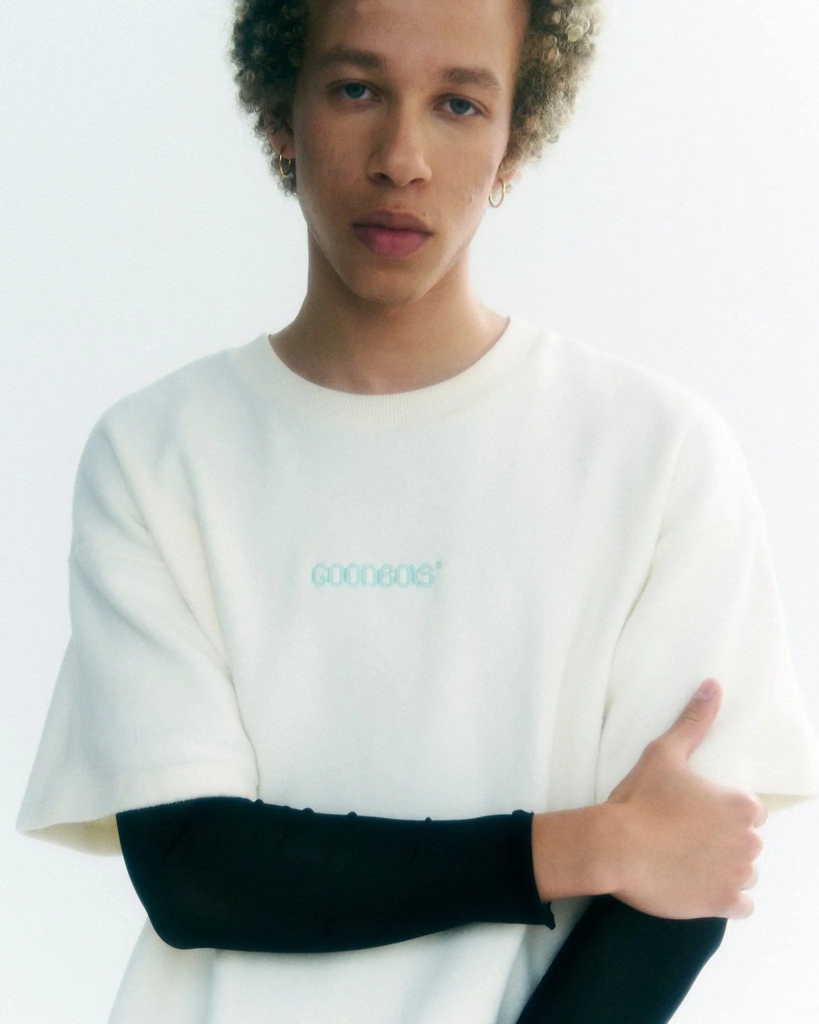 Goodbois Solar Fleece T-Shirt Offwhite