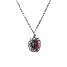 Heathergems Celtic Oval Pewter Pendant (HP30)