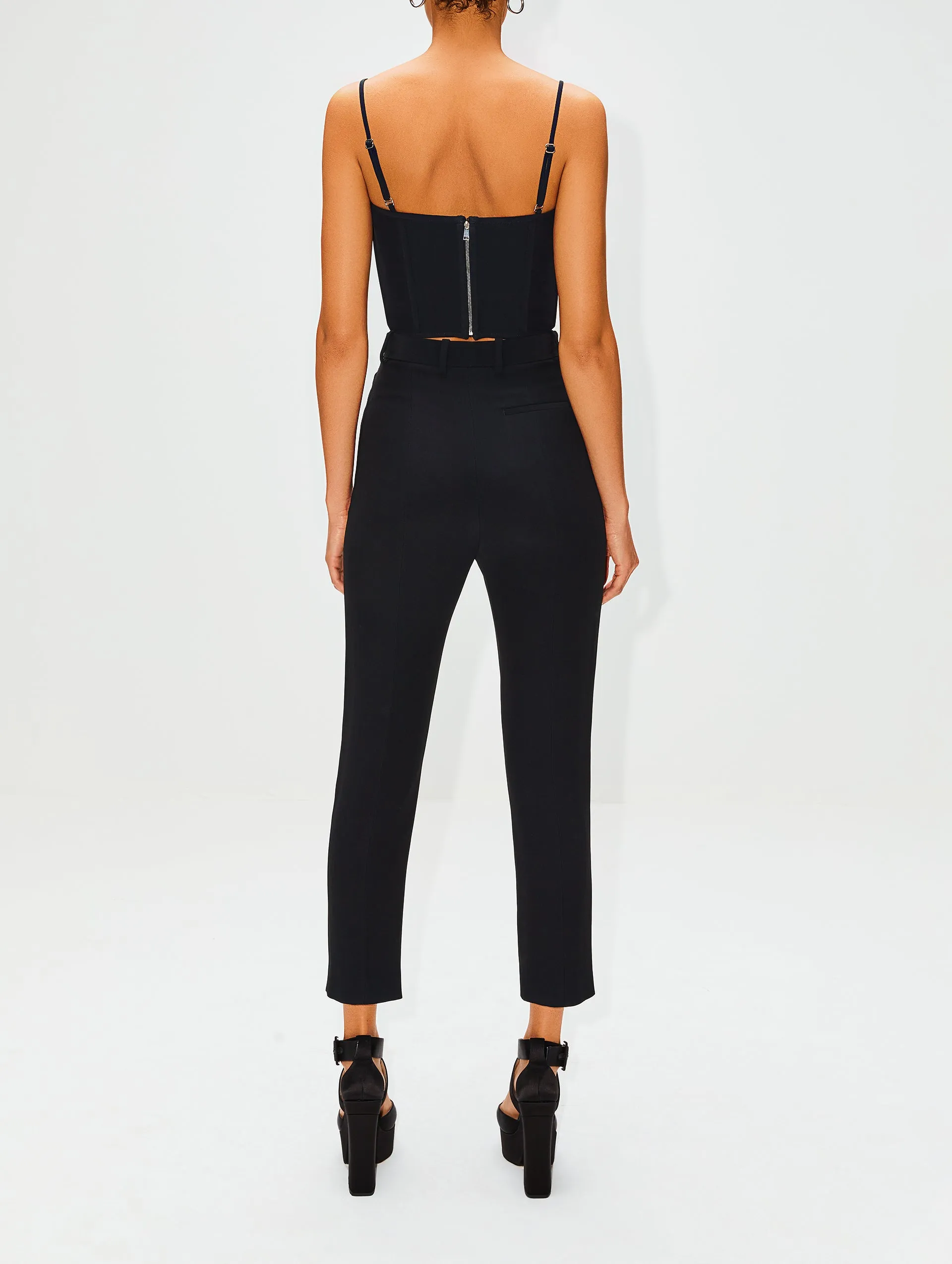 High Waist Cigarette Trouser