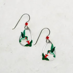 Hummingbird Teardrop Earrings