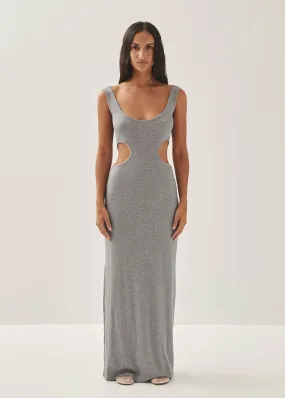 Magny Grey Melange Dress