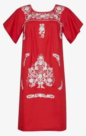 Margarita Kaftan Dress | Red