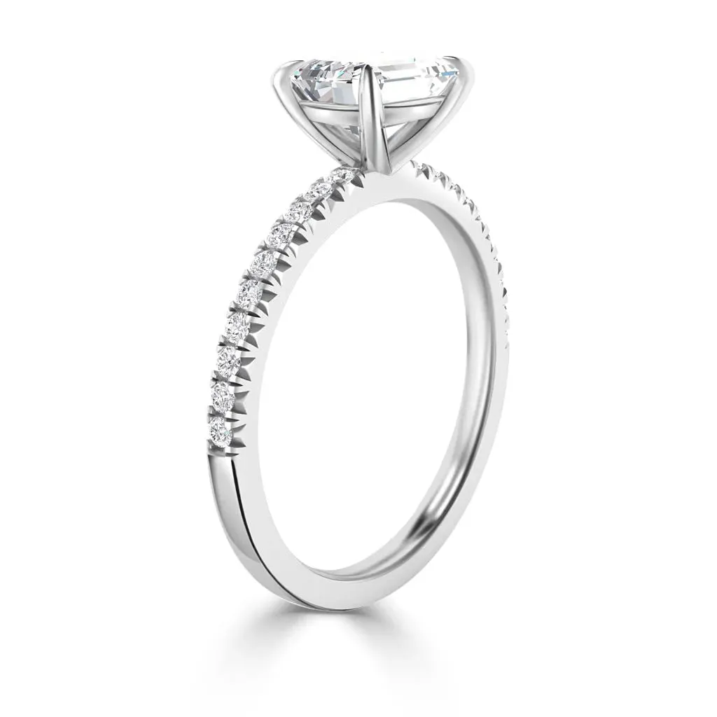 Penelope - 18ct White Gold - Emerald