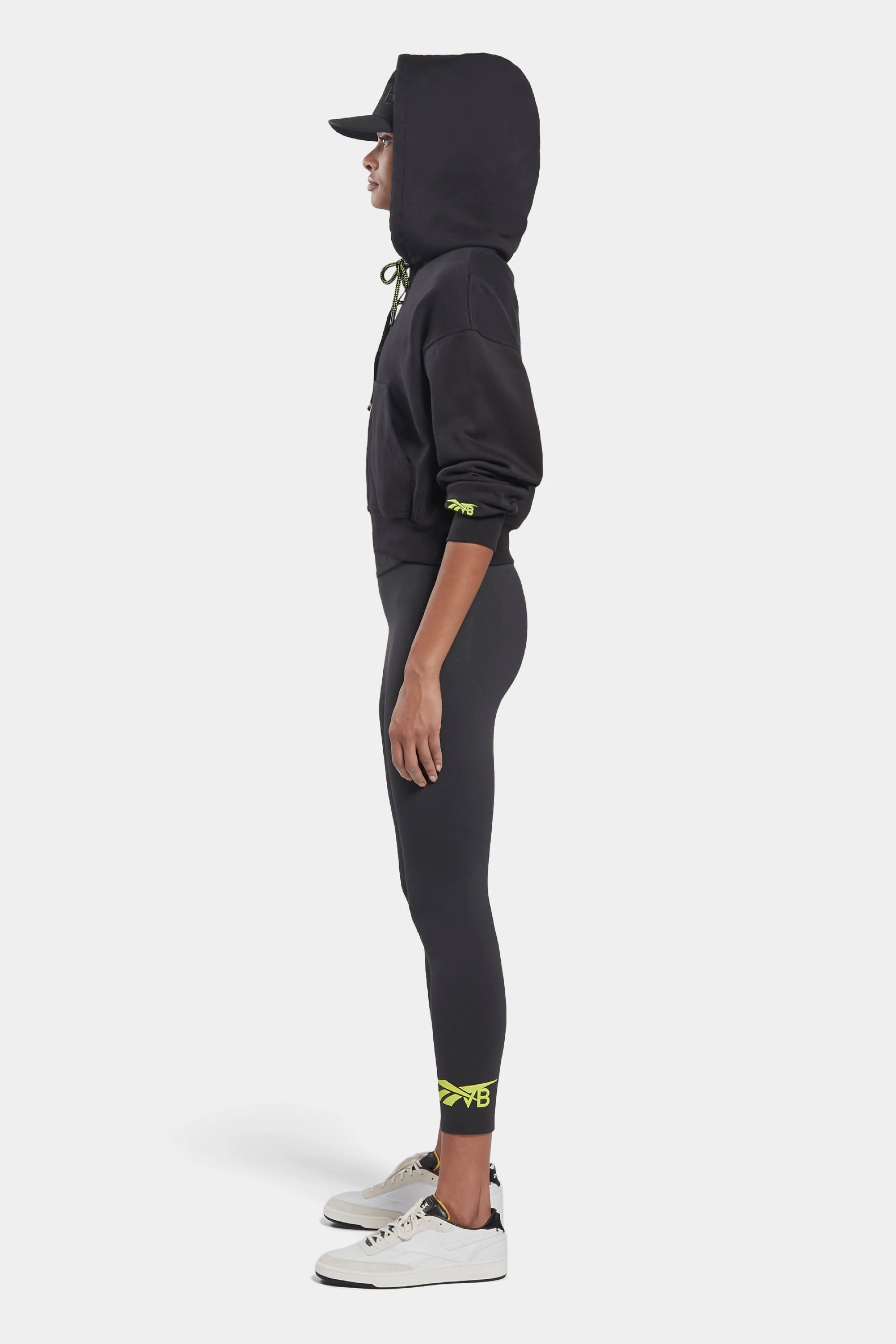 Reebok x VB Zip Up Hoodie in Black