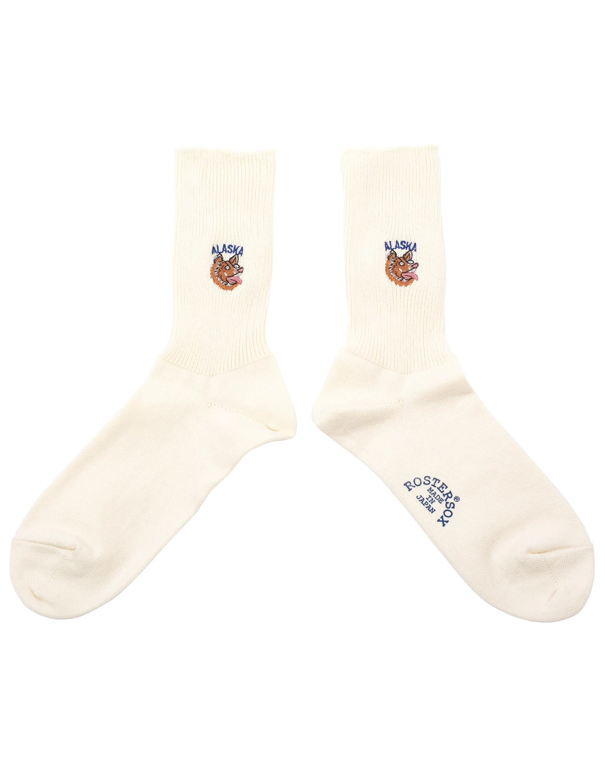 Rostersox Alaska Socks White