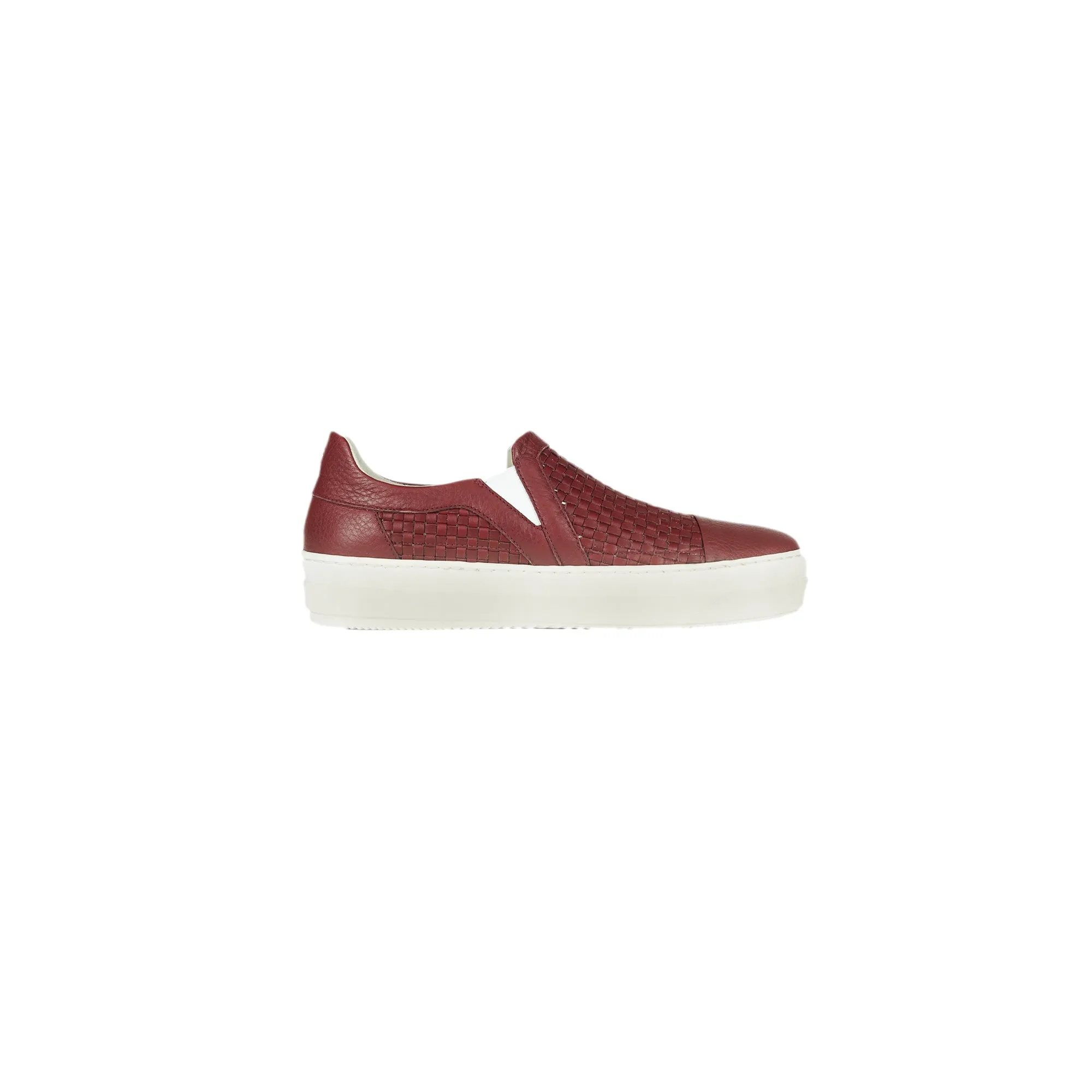 Slip On Intreccio Soft Burgundy