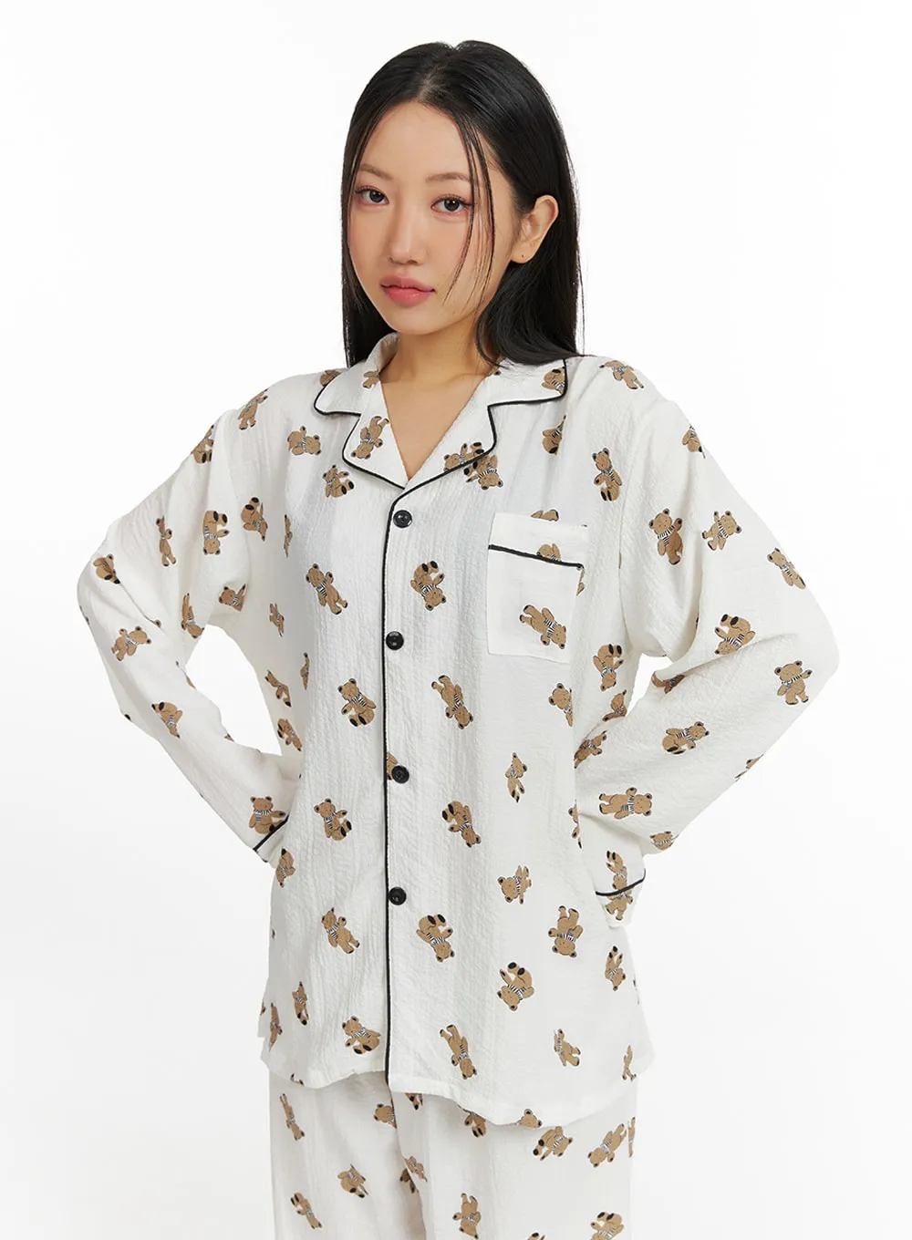 Teddy Graphic Pajama Set IF421