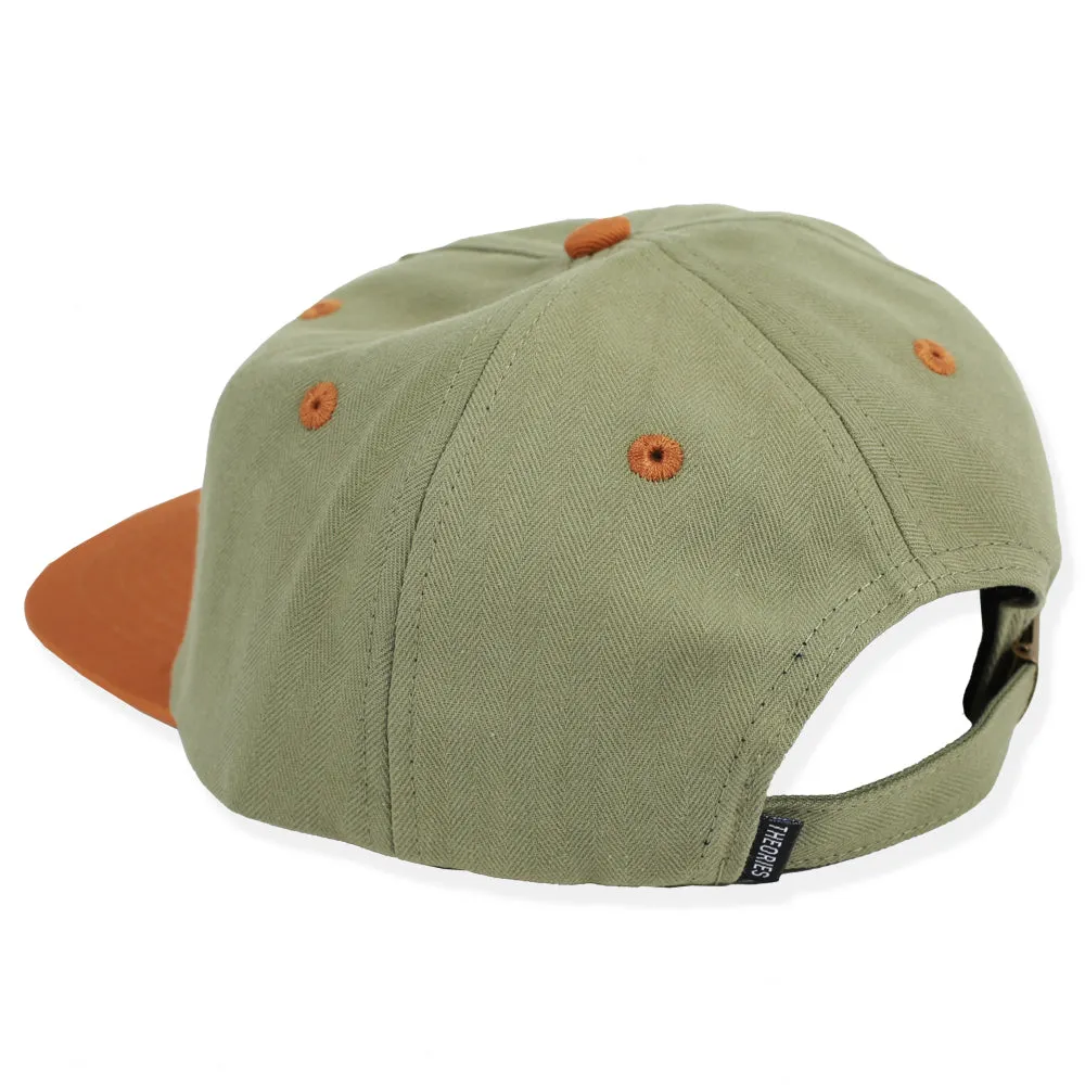 Theories Scribble Strapback Hat Pine/Khaki