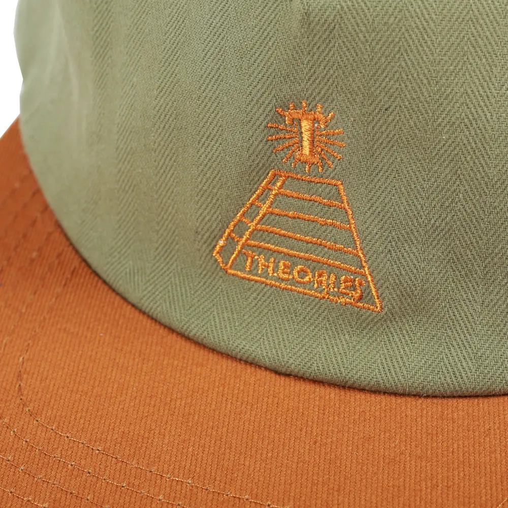 Theories Scribble Strapback Hat Pine/Khaki