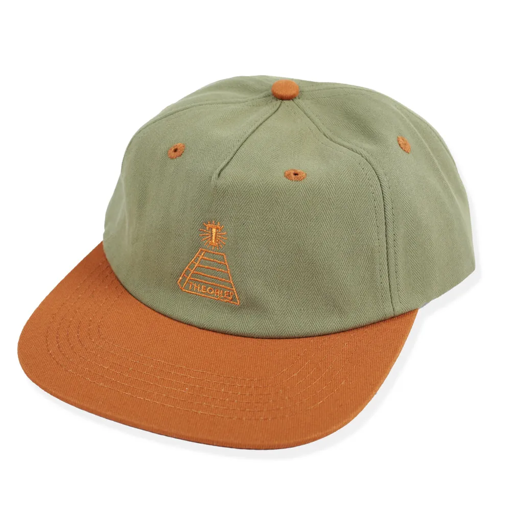 Theories Scribble Strapback Hat Pine/Khaki