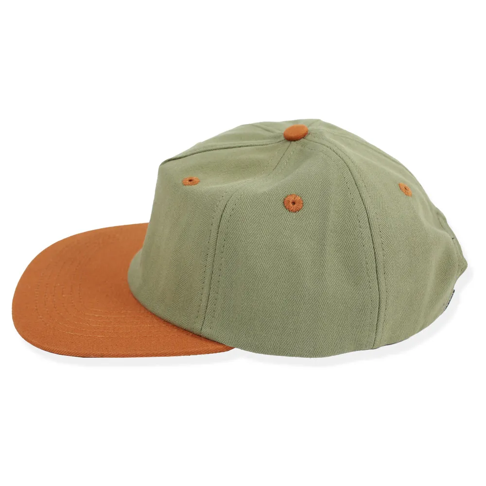 Theories Scribble Strapback Hat Pine/Khaki