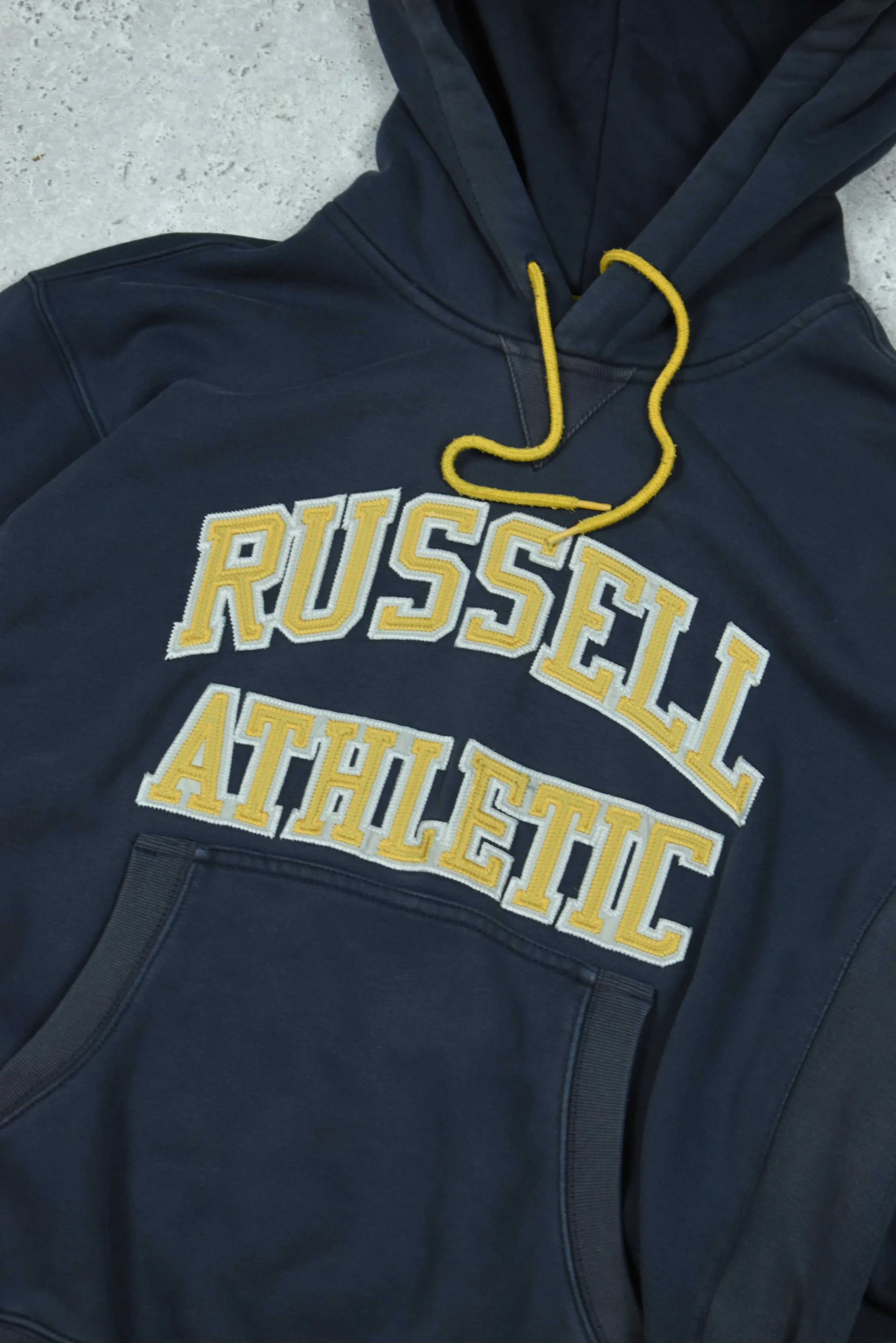 Vintage Russell Athletic Embroidered Hoodie Large