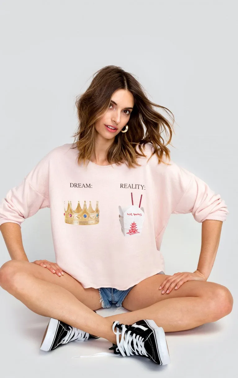 Wildfox Dream vs. Reality 5AM Sweatshirt